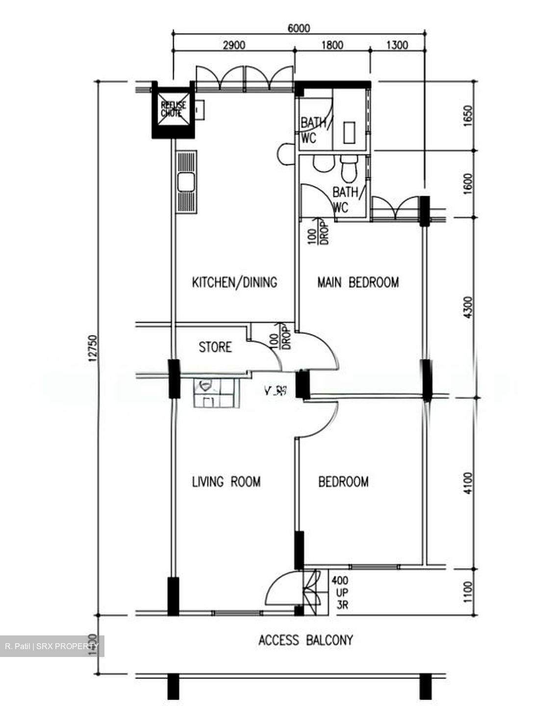Blk 243 Tampines Street 21 (Tampines), HDB 3 Rooms #580708351